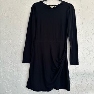 BODEN Ruched Jersey Mini Dress Women Size 8R Minimalist Work Casual